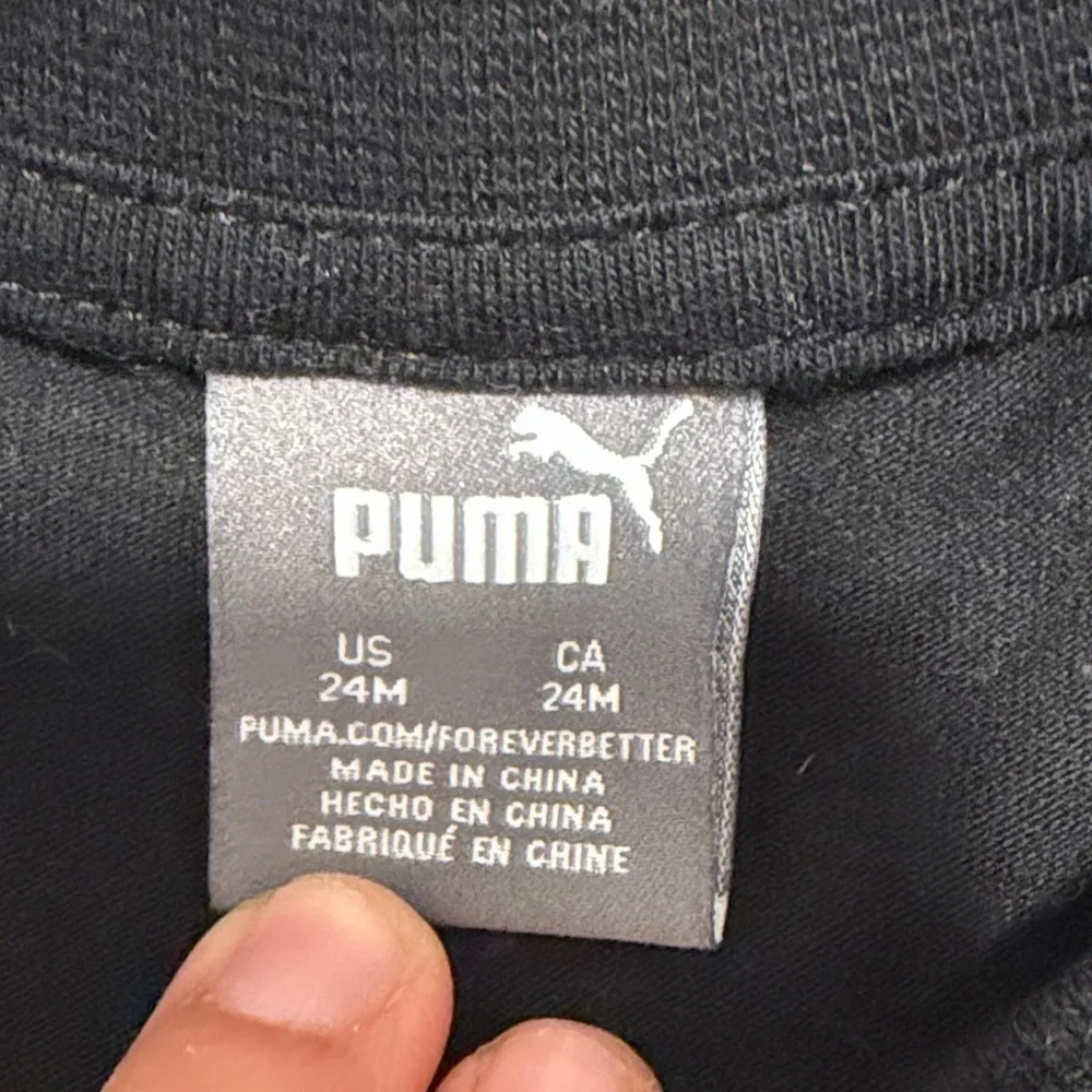 Puma Black Tee with Camo Cargo Shorts size 24months - Picture 6 of 8